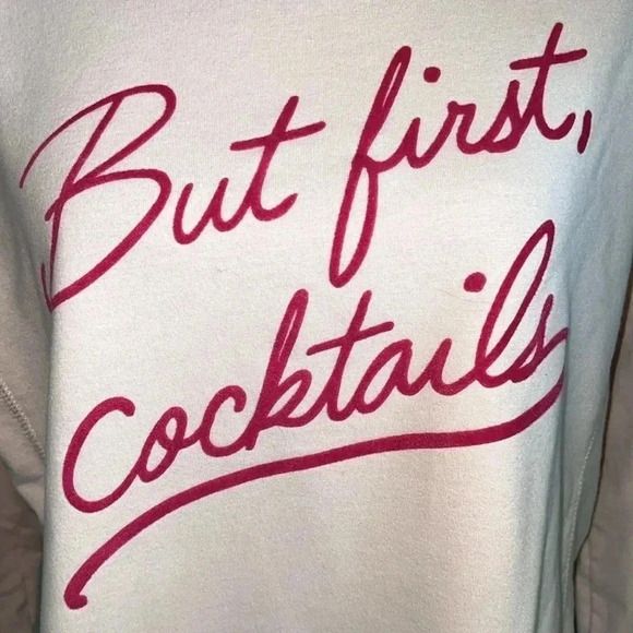 Wildfox Pink Sweatshirt with Red Text - Picture 3 of 14
